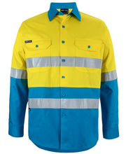Load image into Gallery viewer, Hi Vis Long Slevees 150G Work Shirt