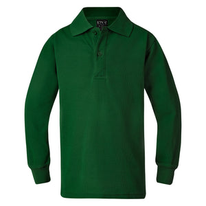 Kids Long Sleeved Pique Polo