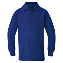 
                      
                        Load image into Gallery viewer, Kids Long Sleeved Pique Polo
                      
                    