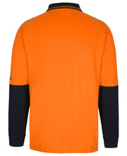 
                      
                        Load image into Gallery viewer, Hi Vis Long Sleeved Cotton Polo
                      
                    
