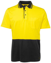 
                      
                        Load image into Gallery viewer, Hi Vis Short Sleeved Cotton Polo
                      
                    