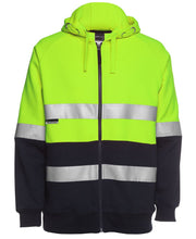 
                      
                        Load image into Gallery viewer, Hi Vis Full Zip Fleecy Hoodie
                      
                    