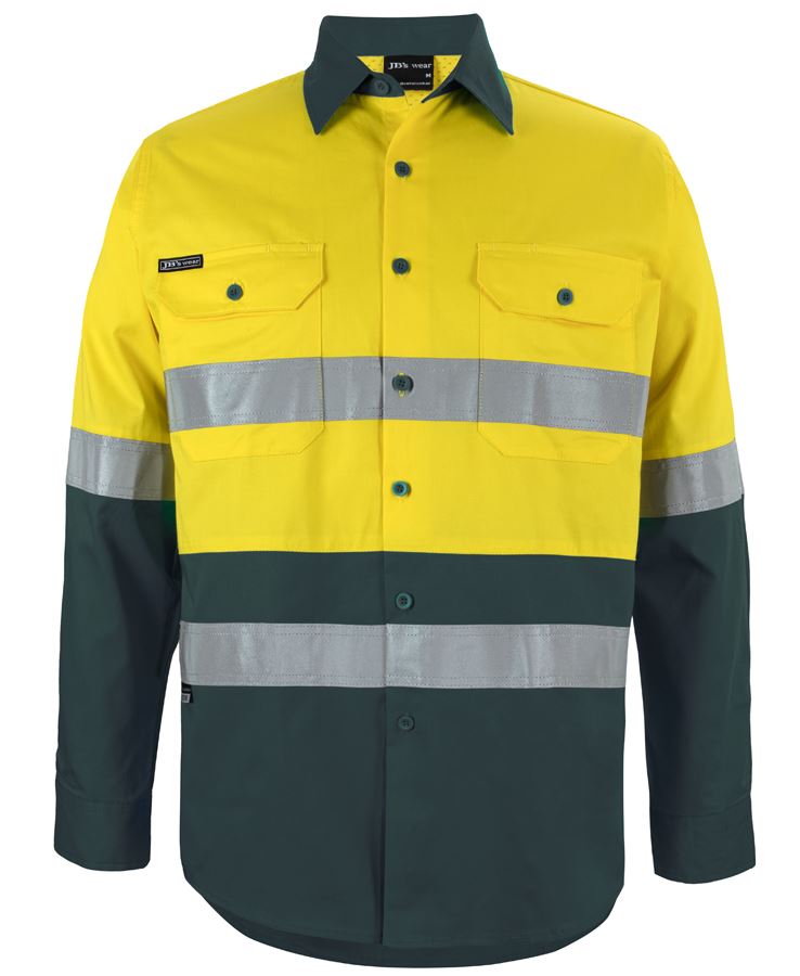 Hi Vis Long Slevees 150G Work Shirt – Unison Designs