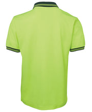 
                      
                        Load image into Gallery viewer, Hi Vis Short Sleeves Cotton Back Polo
                      
                    