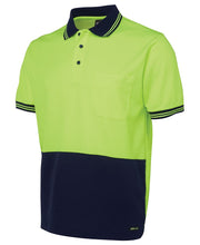 
                      
                        Load image into Gallery viewer, Hi Vis Short Sleeves Cotton Back Polo
                      
                    