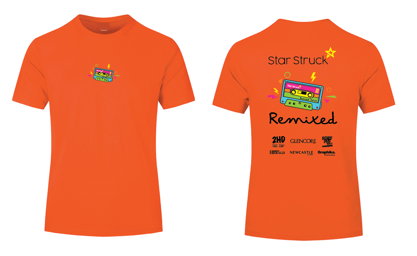 Star Struck T-shirts (Orange)