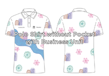 
                      
                        Load image into Gallery viewer, (PERSONALISED WITH BUSINESS UNIT) Terrific Tweed WHITE Polos without Pocket
                      
                    