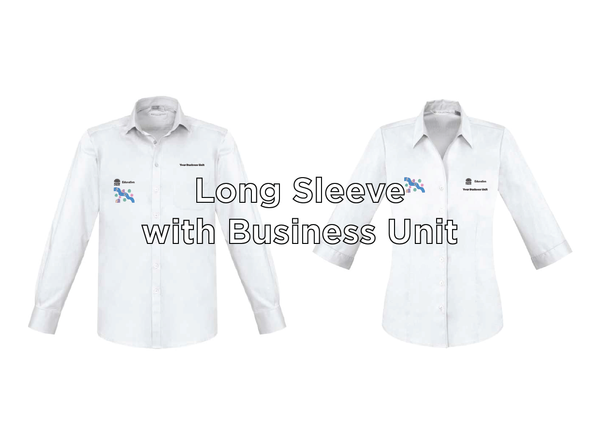 (PERSONALISED WITH BUSINESS UNIT) Terrific Tweed Long Sleeve (mens) & 3/4 sleeve (ladies) shirts