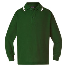 
                      
                        Load image into Gallery viewer, Classic twin stripe polo - long sleeved
                      
                    