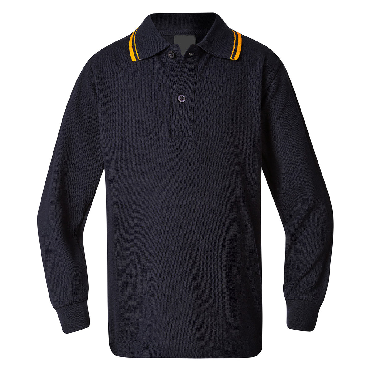 Classic twin stripe polo - long sleeved – Unison Designs