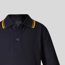 
                      
                        Load image into Gallery viewer, Classic twin stripe polo - long sleeved
                      
                    